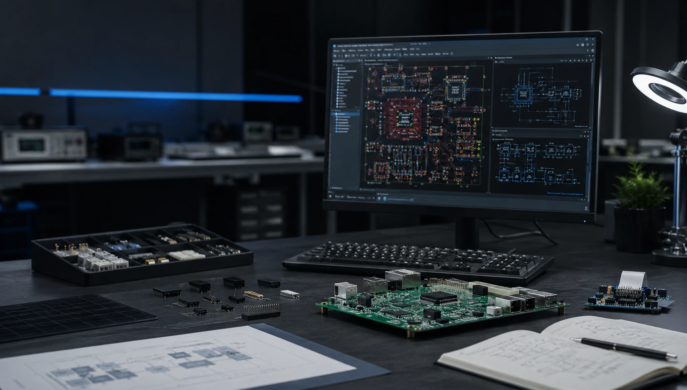 Electronics modernization and redesign on an engineering workbench